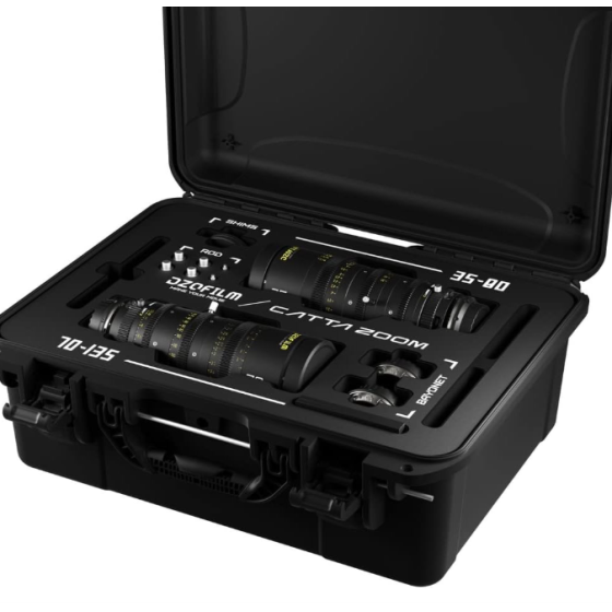 DZOFILM Cine Lens Catta Zoom 2-Lens Kit (35-80/70-135 T2.9) Black